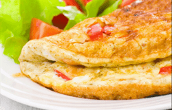 Egg White Omlette with Veggies Recipe