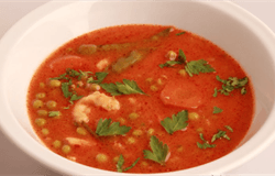Green Peas and Tomato Soup Recipe