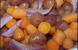 Roasted Grapes and Carrot Recipe
