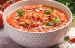 Tomato Ginger Rasam with Zucchini Recipe