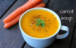 Milky Carrot Soup Recipe