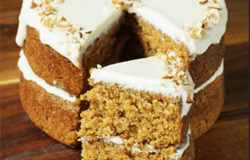 Eggless Microwave Carrot Cake Recipe (2020)